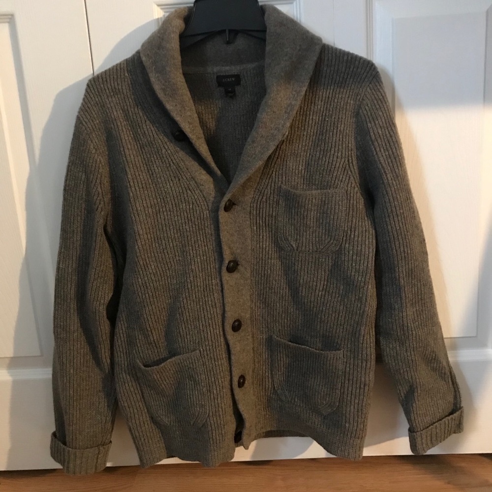 J. Crew Men’s cardigan sweater